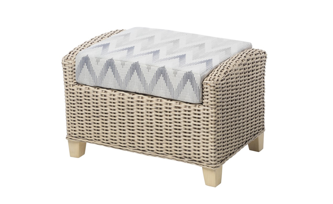 Arlington Footstool in Natural Wash