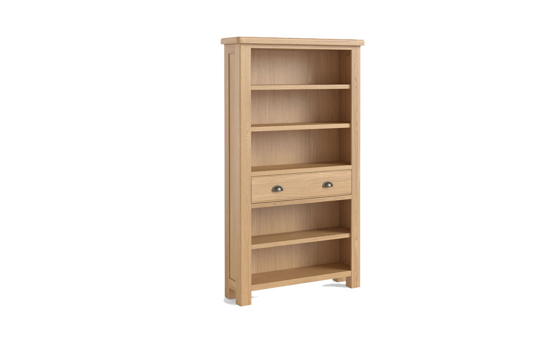 Kensington Oak Large Bookcase