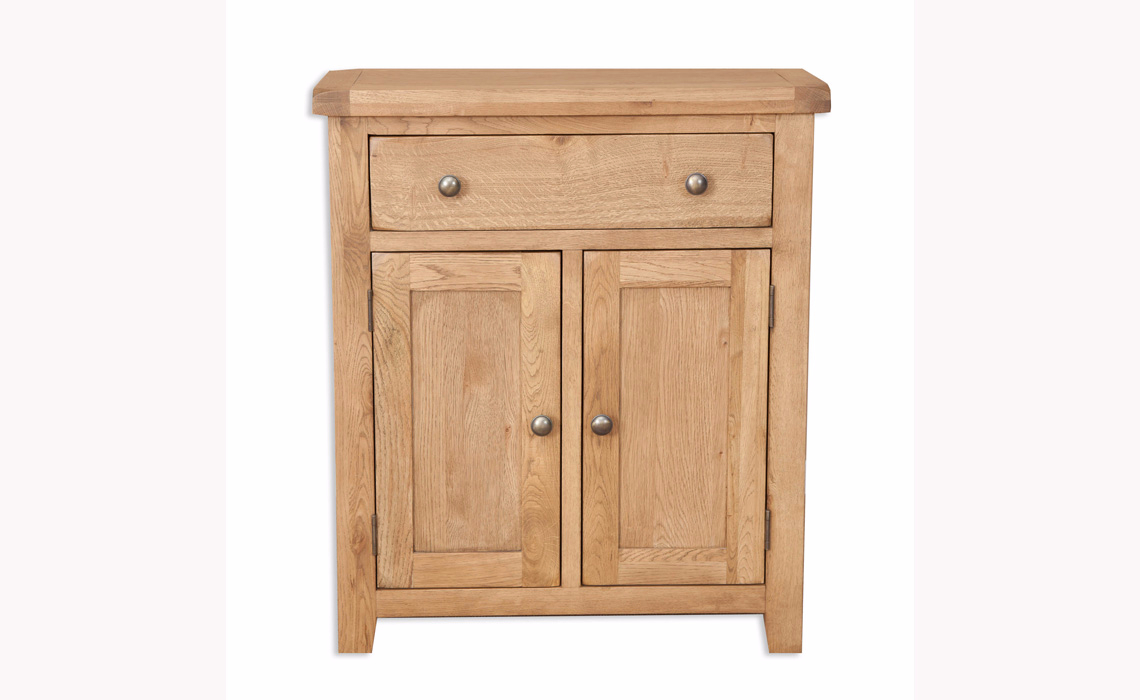 Windsor Rustic Oak Hall Cabinet