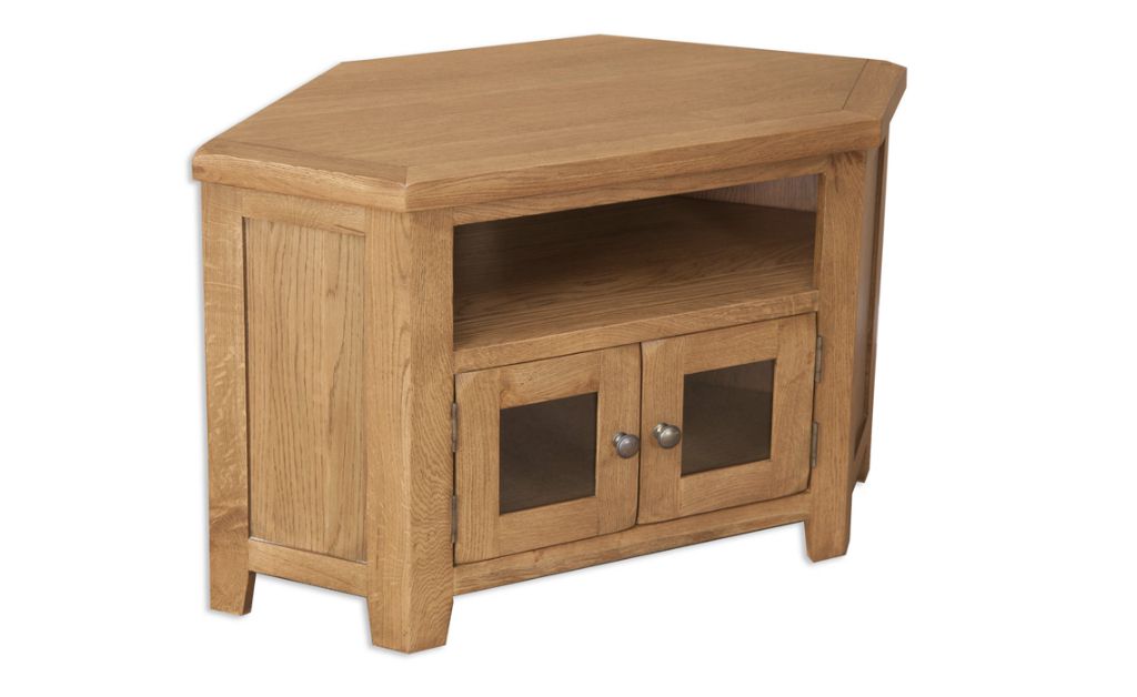 Windsor Rustic Oak Glazed TV Cabinet