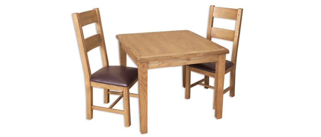Windsor Rustic Oak 90cm Square Dining Table