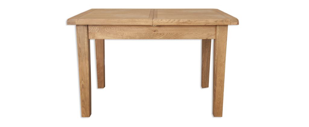 Windsor Rustic Oak 120-160cm Extending Dining Table 