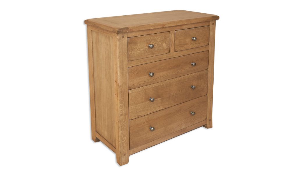 Windsor Rustic Oak 2 Over 3 Chest