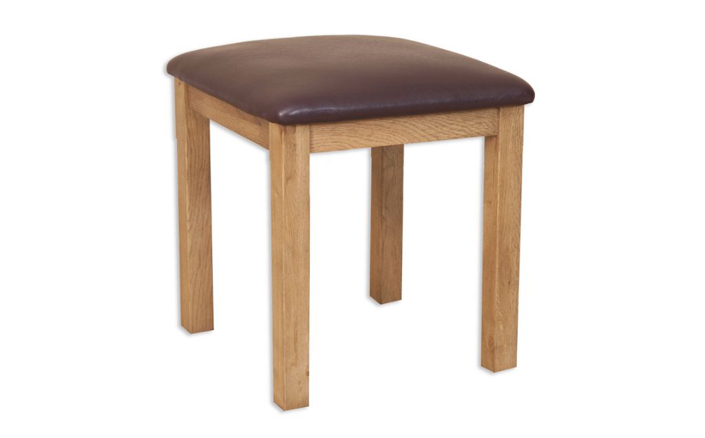 Windsor Rustic Oak Dressing Stool 