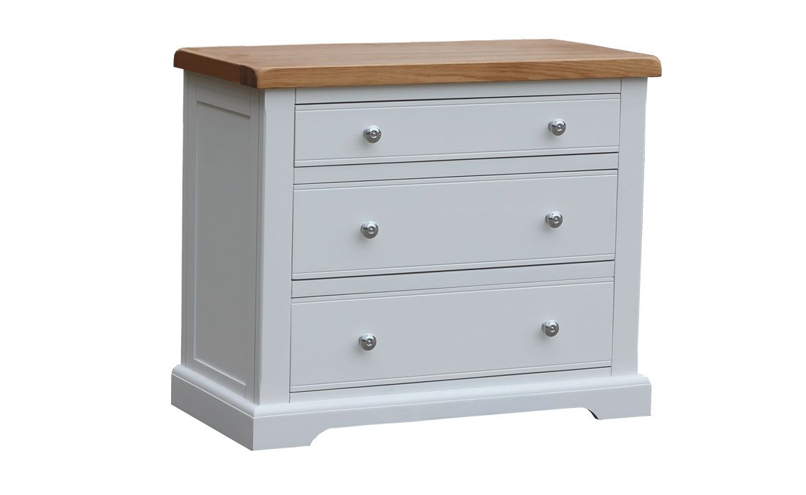Suffolk Painted Low 3 Drawer Chest 