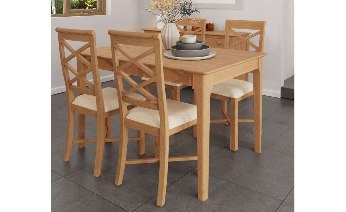 Odense Oak 120-160cm Butterfly Extending Table