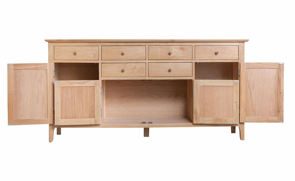 Odense Oak 4 Door Sideboard