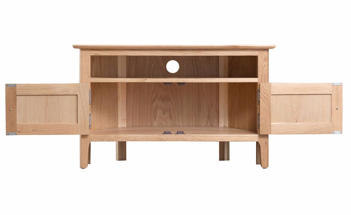 Odense Oak Corner TV Cabinet