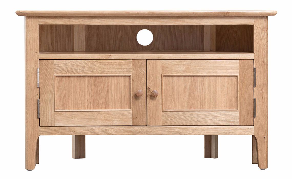 Odense Oak Corner TV Cabinet