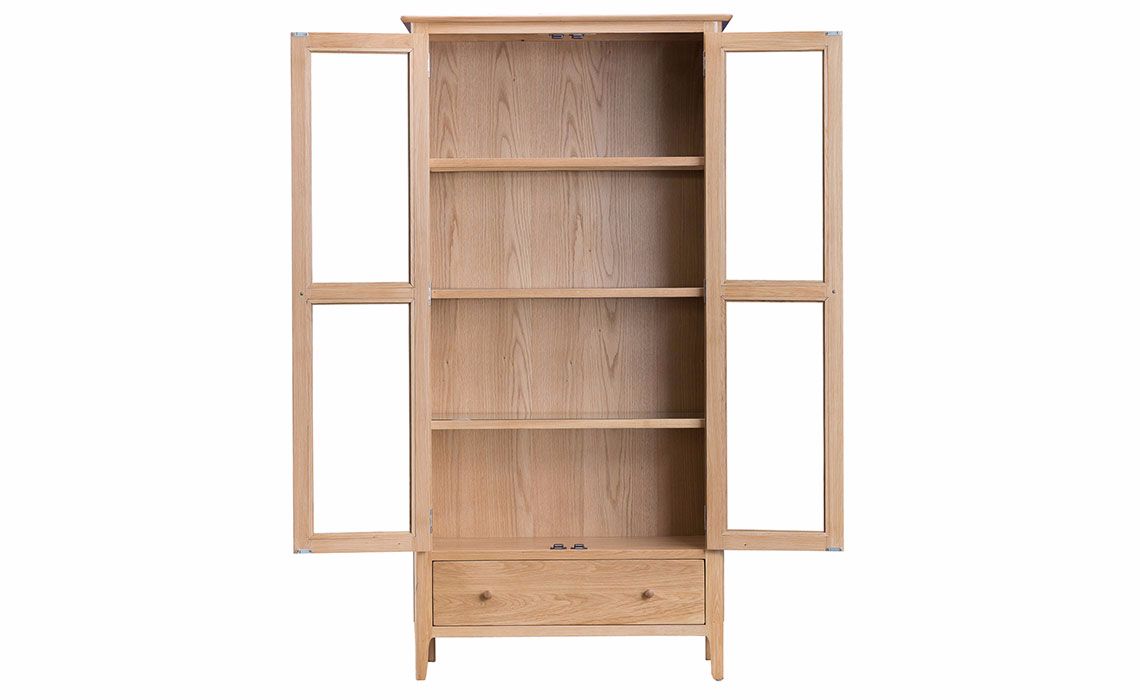 Odense Oak Display Cabinet