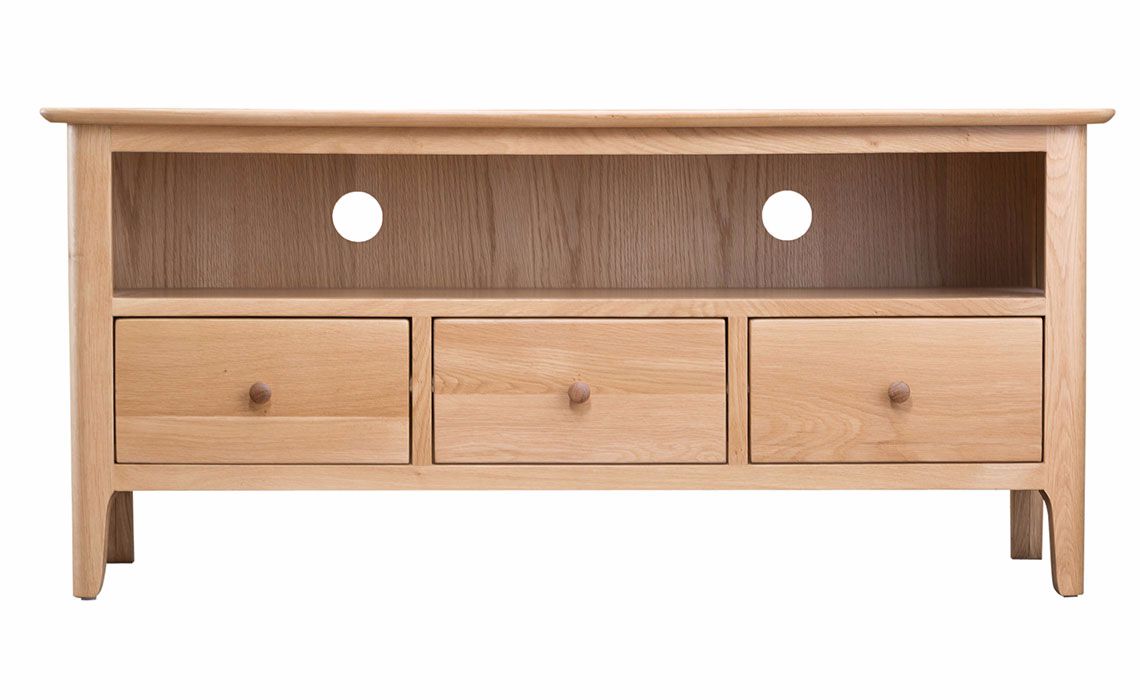 Odense Oak Large TV Cabinet