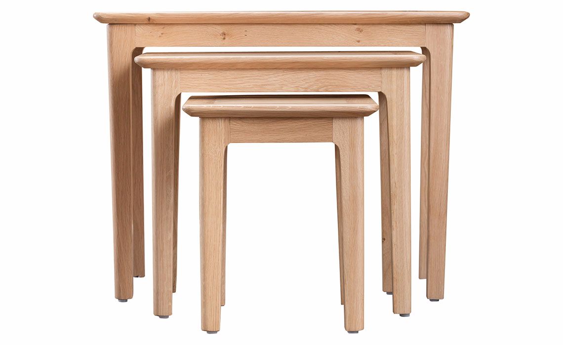 Odense Oak Nest Of 3 Tables