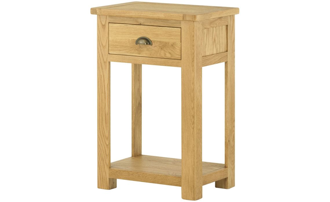 Pembroke Oak 1 Drawer Console Table