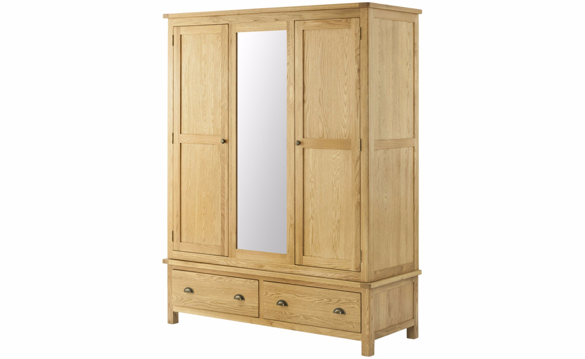 Pembroke Oak Triple Wardrobe