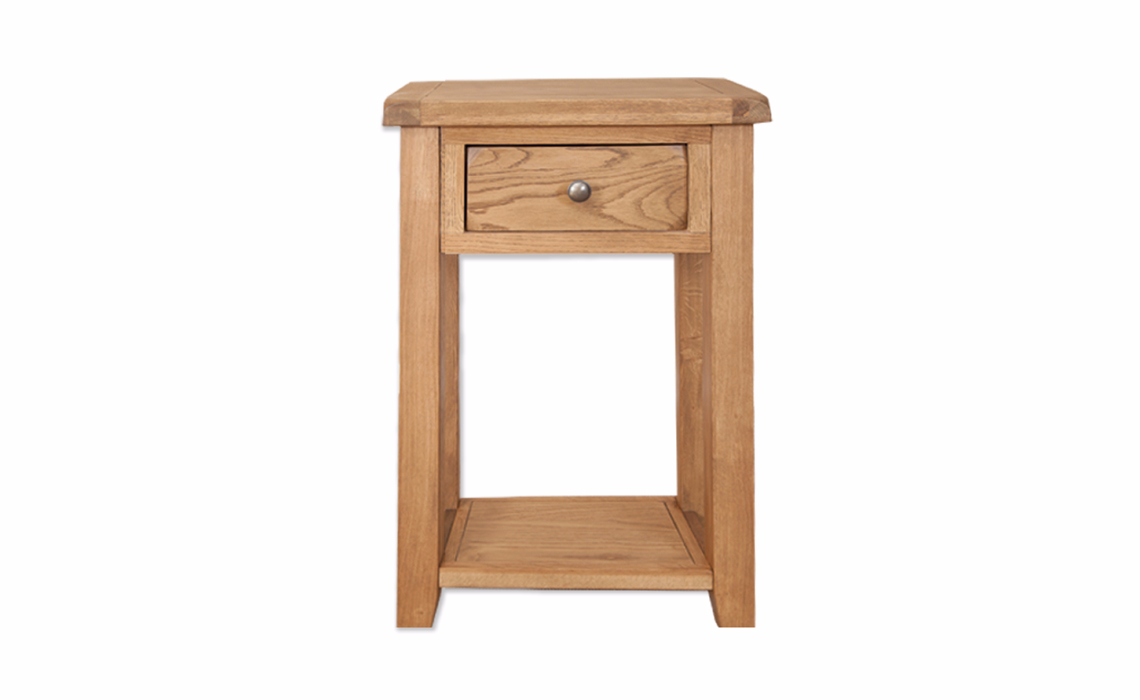 Windsor Rustic Oak 1 Drawer Console Table