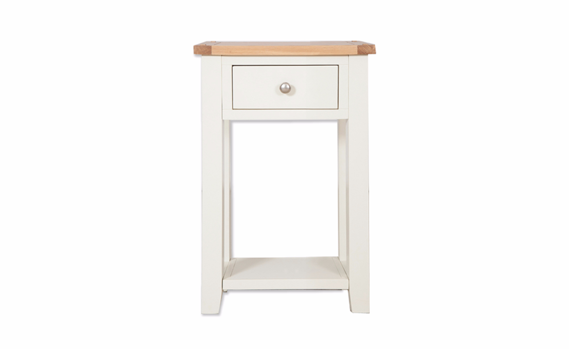 Chelsworth Ivory Painted 1 Drawer Console Table
