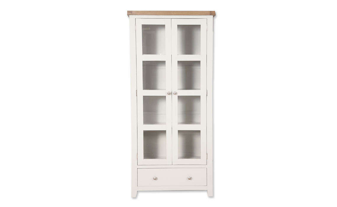 Henley White Painted Display Cabinet