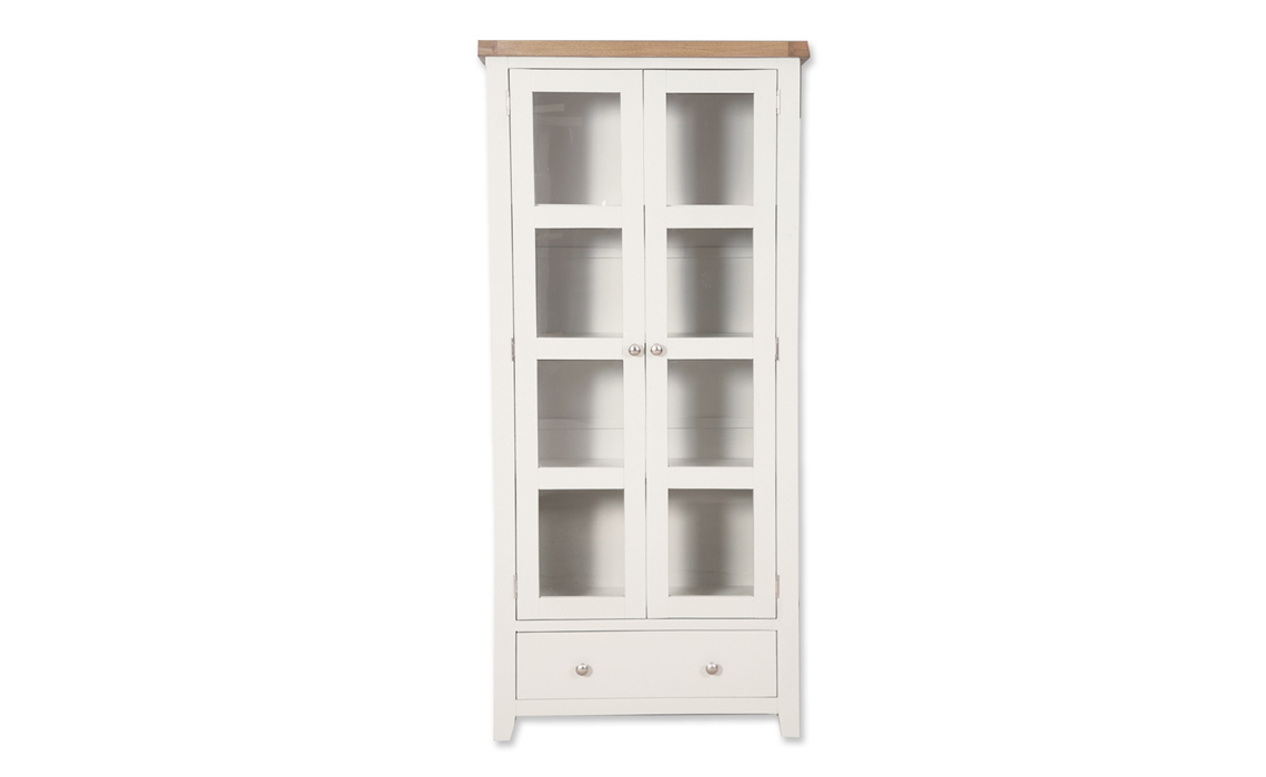 Henley White Painted Display Cabinet