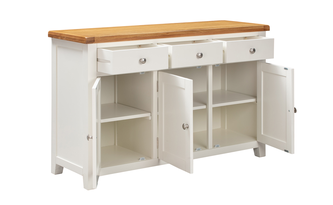 Henley White Painted Large Sideboard
