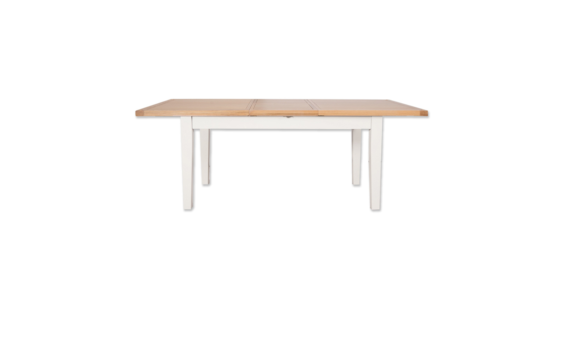 Henley White Painted 160-210cm Extending Dining Table