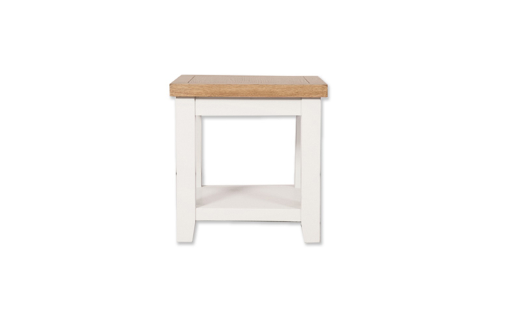 Henley White Painted Lamp Table
