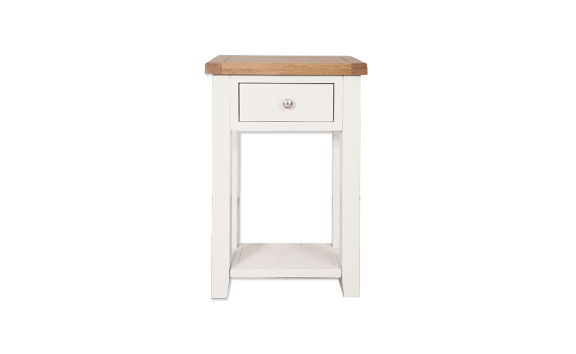 Henley White Painted 1 Drawer Console Table