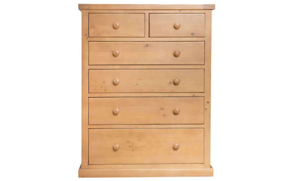 Country Pine Large 2 Over 4 Chest