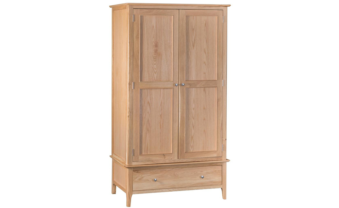 Odense Oak Large 2 Door Wardrobe