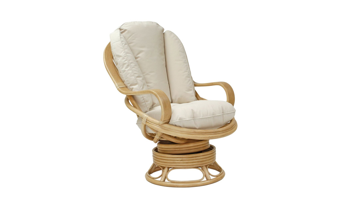 Heathfield Swivel Rocking Chair in Natural Wash