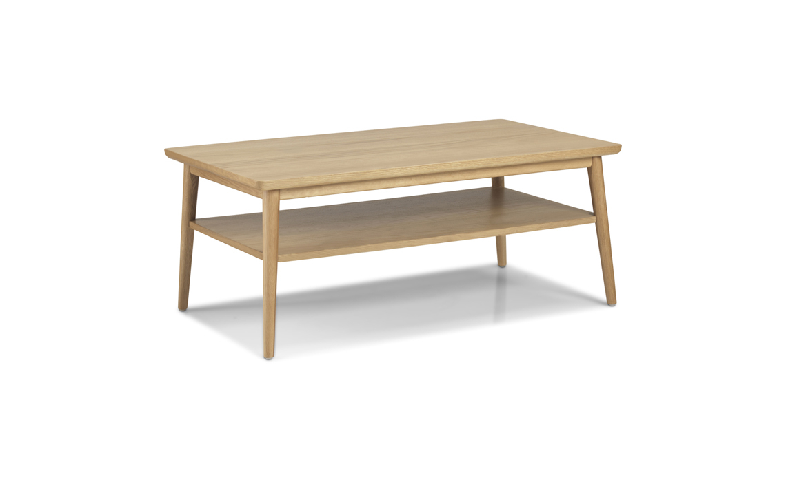 Nordic Solid Oak Large Coffee Table