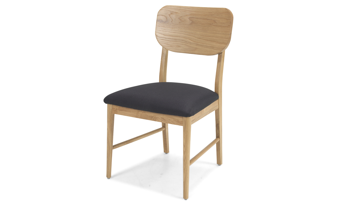 Nordic Solid Oak Dining Chair With Pad