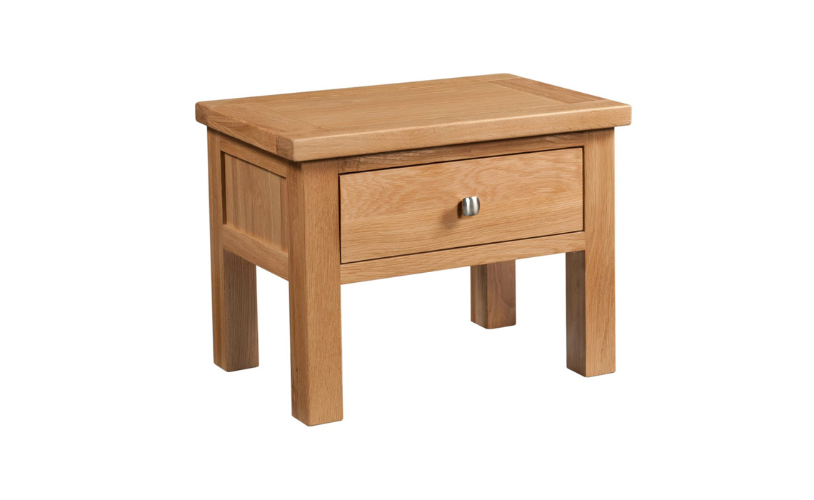 Lavenham Oak Side Table With Drawer