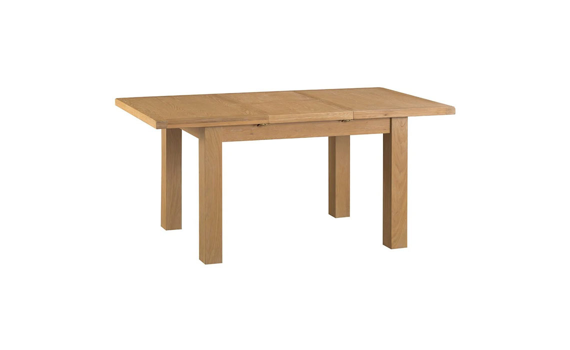 Burford Rustic Oak 125-175cm Butterfly Extending Dining Table