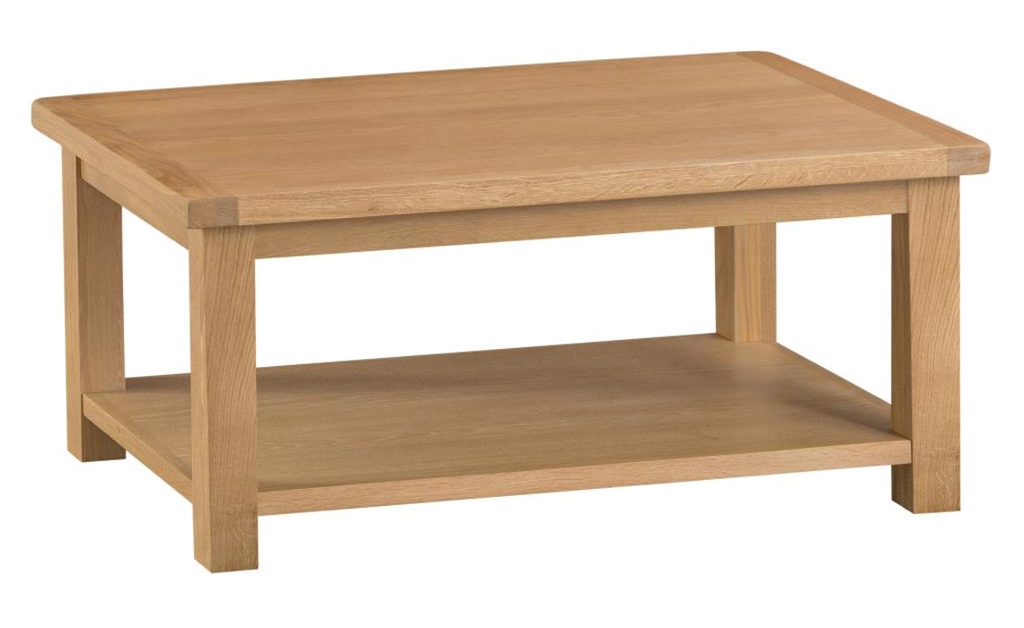 Burford Rustic Oak Coffee Table