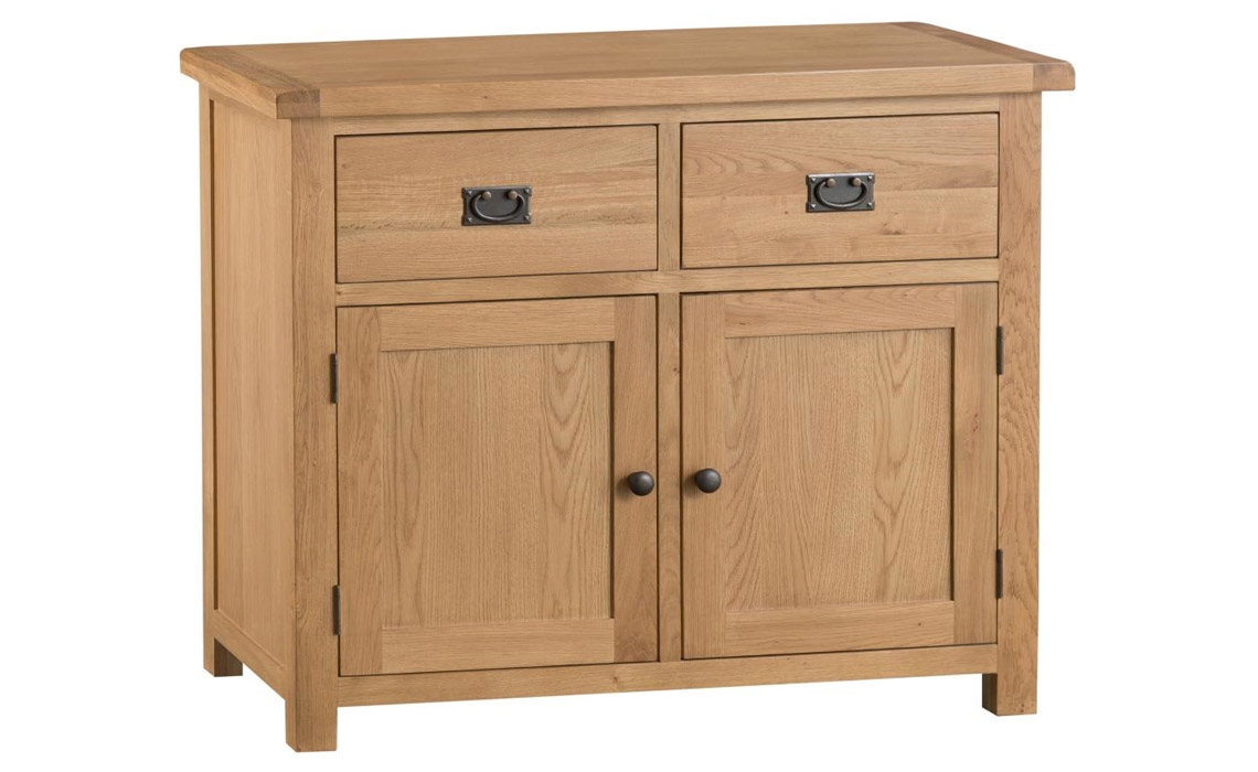 Burford Rustic Oak 2 Door 2 Drawer Sideboard