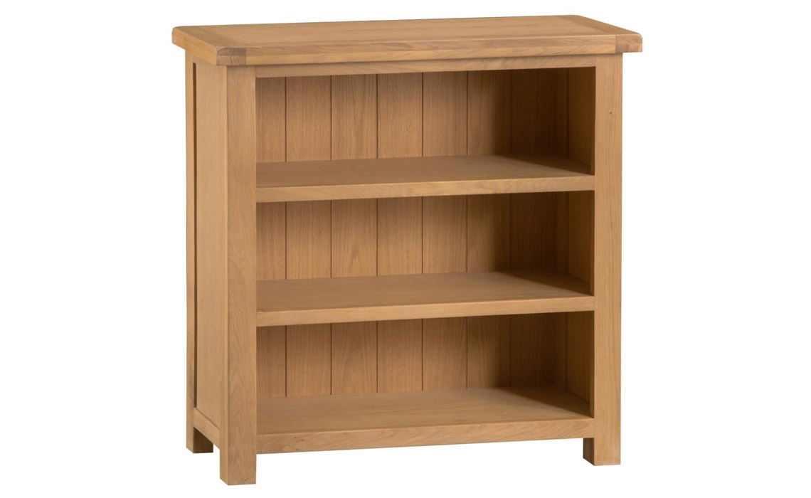 Burford Rustic Oak Small Bookcase