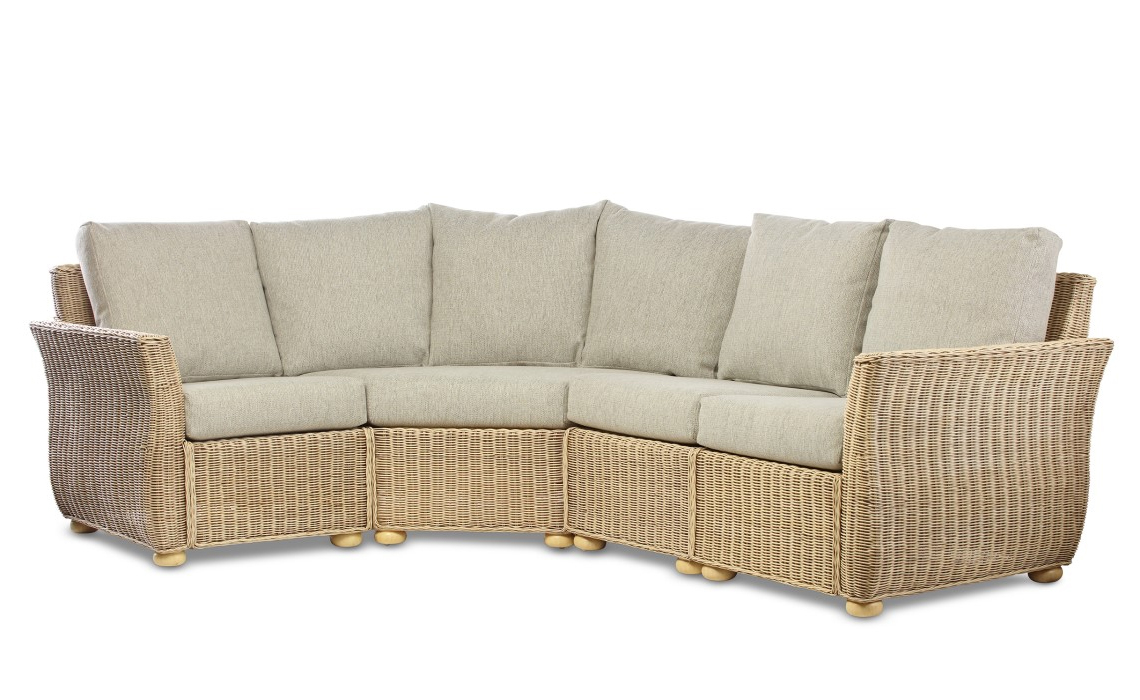 4 Piece Crawford Modular Set in Natural Wash