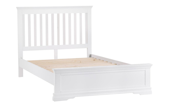 White Wooden Super King Bed Frame, Super King Bed Frame Wooden