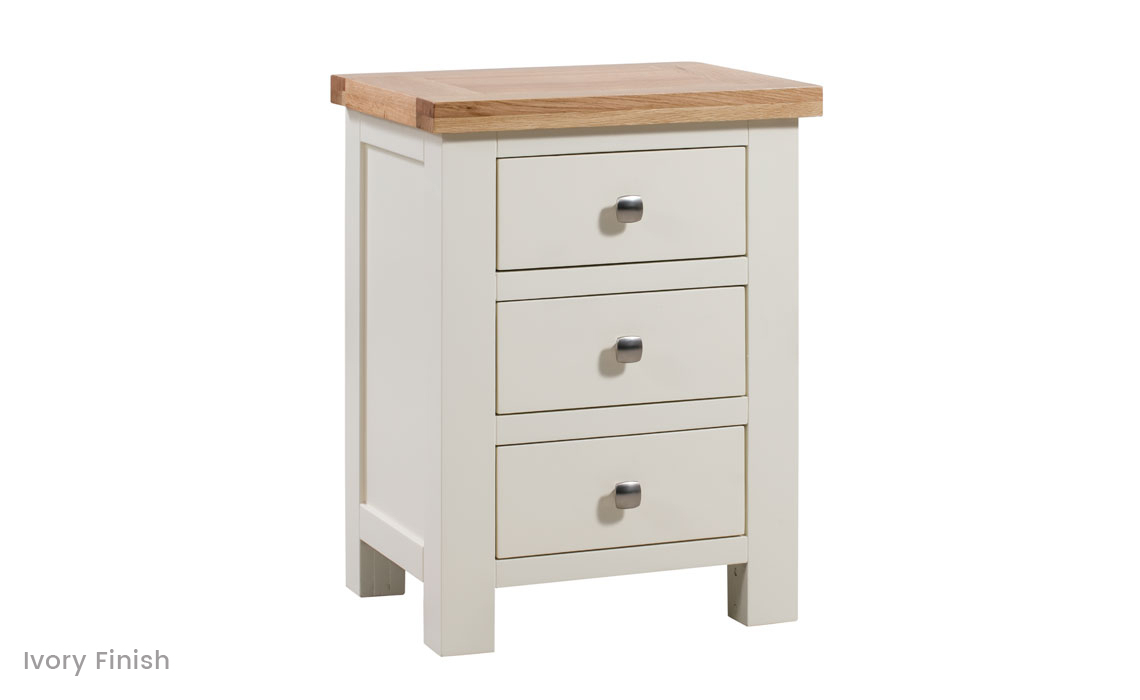 Lavenham Painted 3 Drawer Bedside