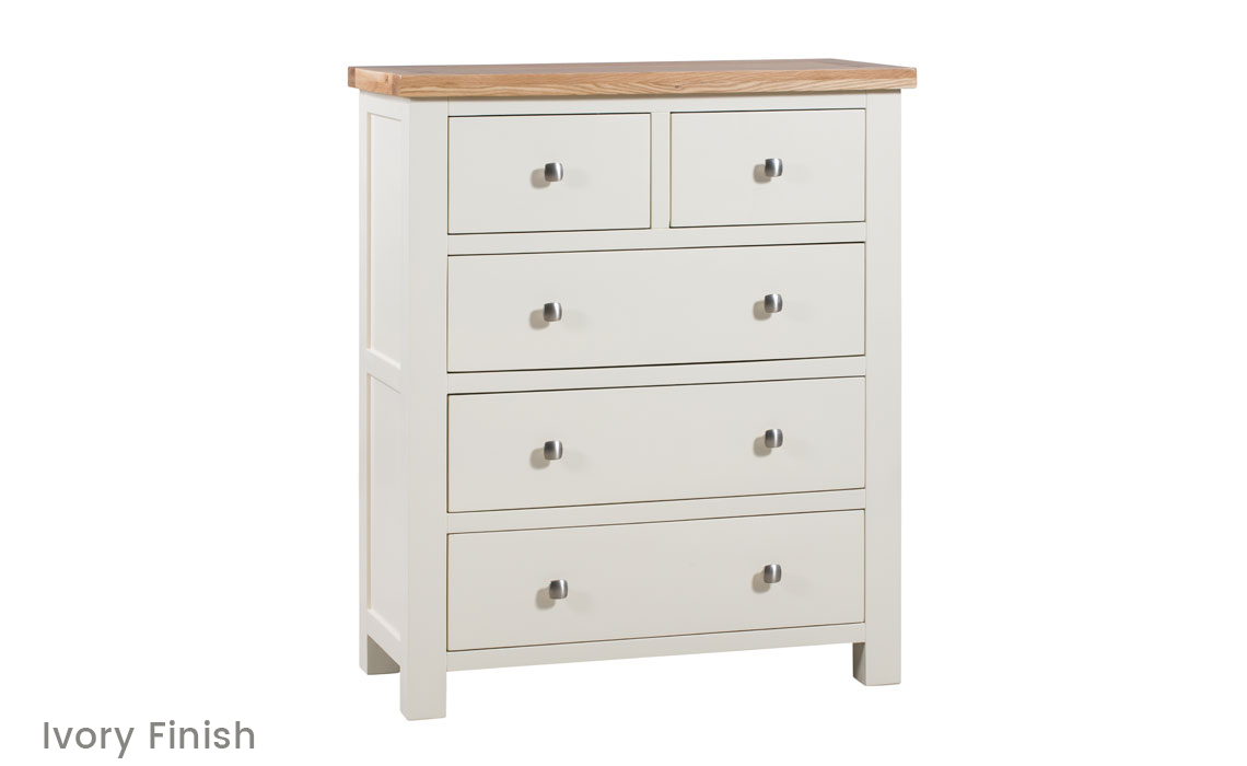 Lavenham Painted 2 Over 3 Chest Of Drawers