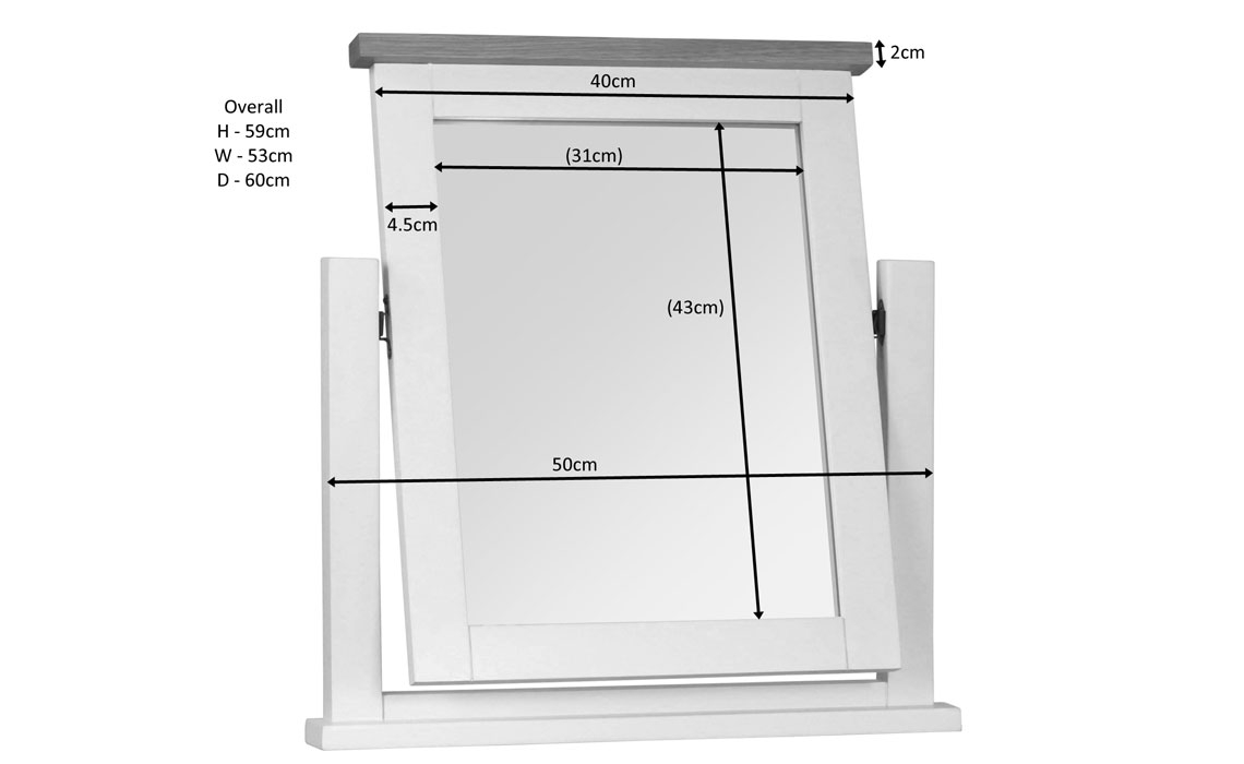 Lavenham Painted Vanity Mirror