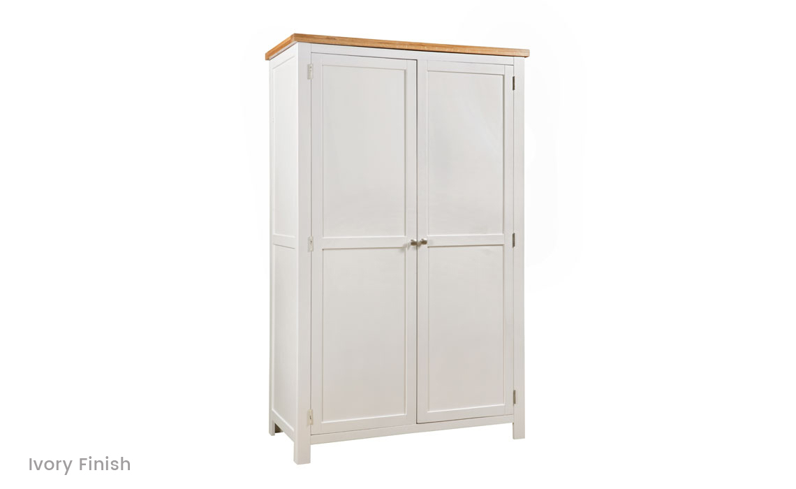 Lavenham Painted Double Full Hanging Wardrobe