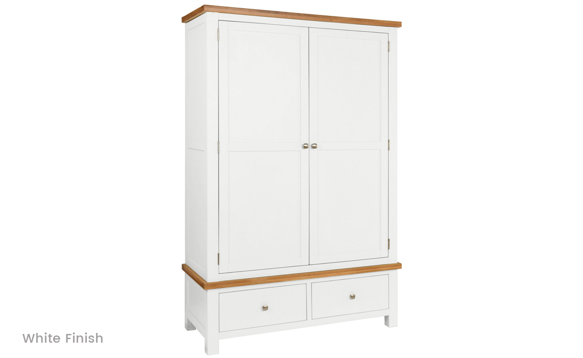 Lavenham Painted Gents Wardrobe With 2 Drawers