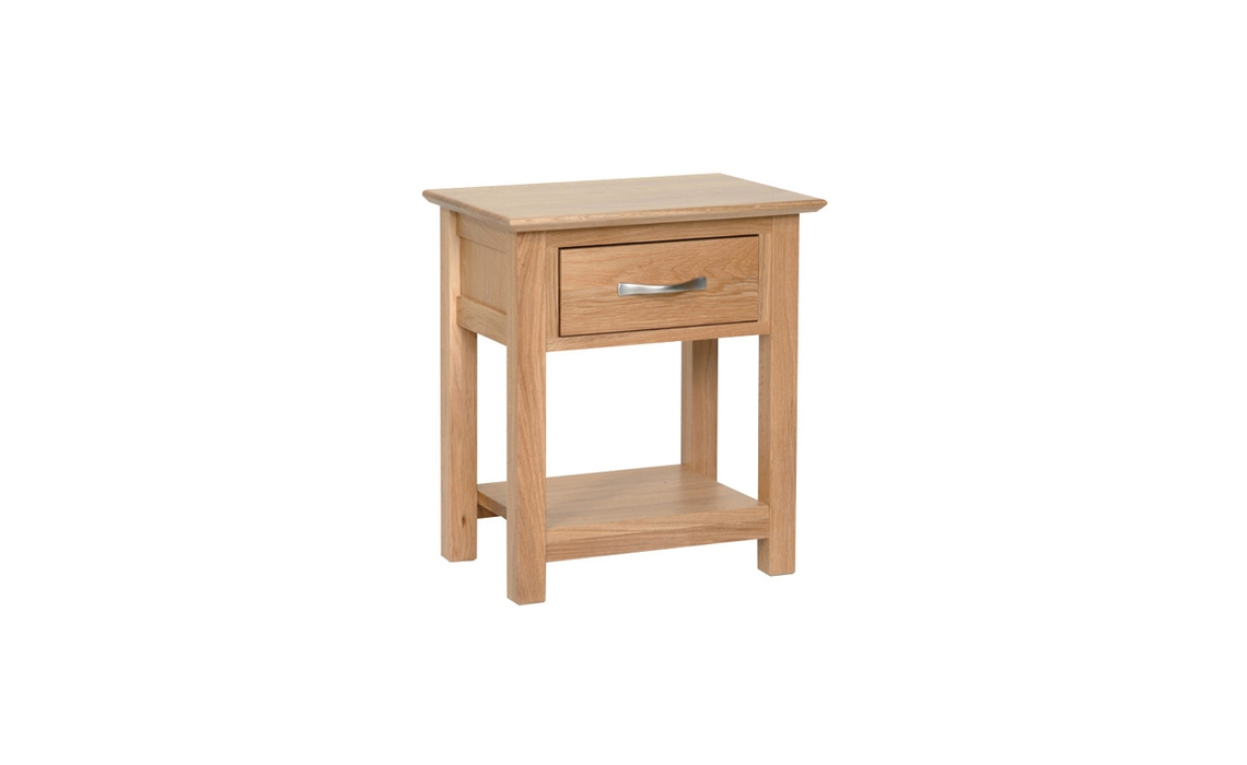 Woodford Solid Oak 1 Drawer Night Stand