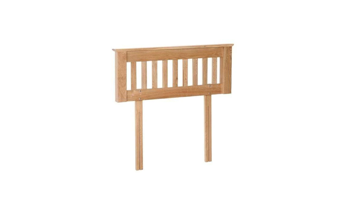 Woodford Solid Oak 4ft6 Double Headboard