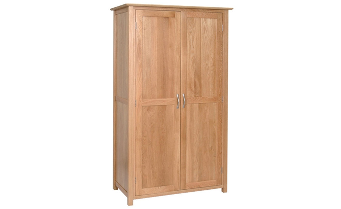 Woodford Solid Oak Full Hanging Double Wardrobe