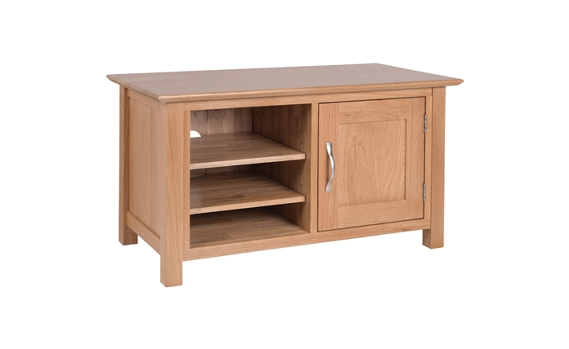 Woodford Solid Oak Small TV Cabinet