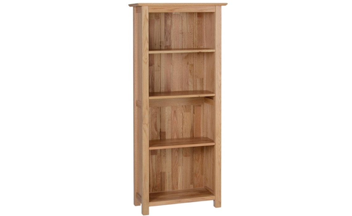 Woodford Solid Oak Medium Narrow Bookcase