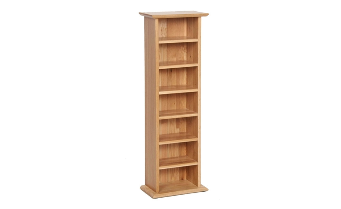 Woodford Solid Oak CD Rack