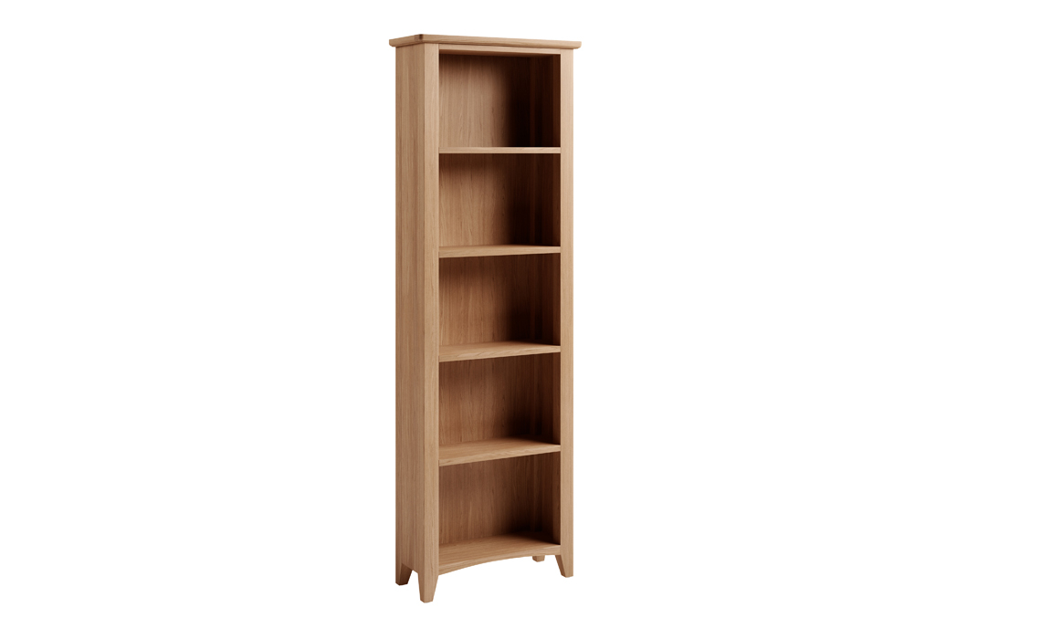 Columbus Oak Large Bookcase 